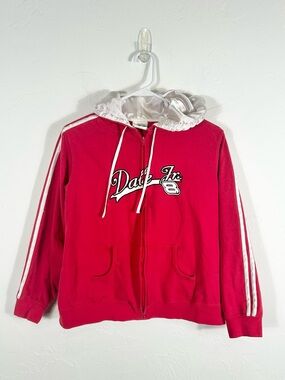 Chase Authentics NASCAR Dale Earnhardt Jr 8 Zip Up Hoodie Women's XL Y2K